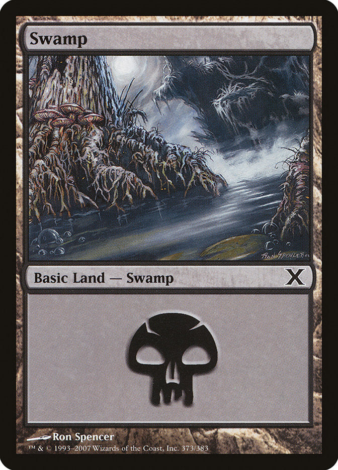 Swamp (373) [Tenth Edition] | Gear Gaming Fayetteville