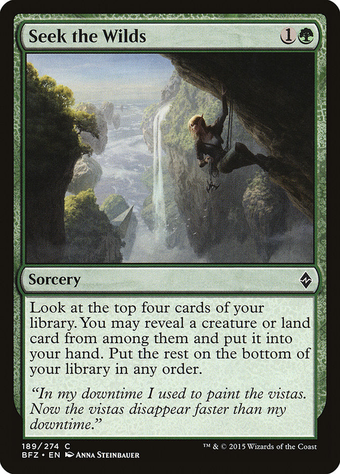 Seek the Wilds [Battle for Zendikar] | Gear Gaming Fayetteville