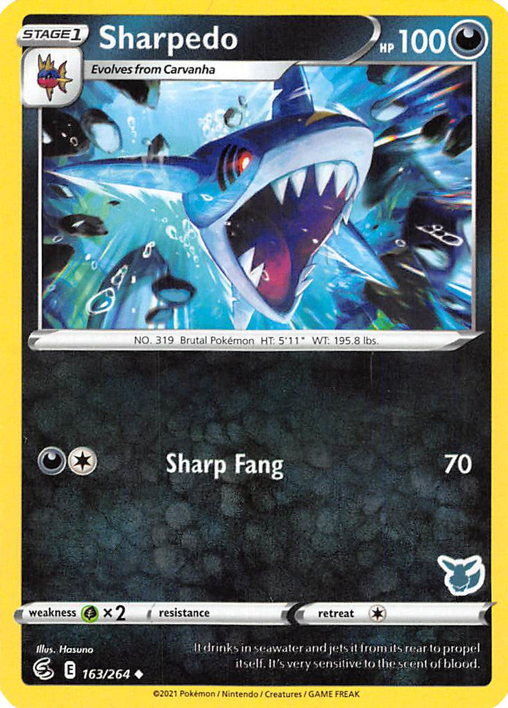 Sharpedo (163/264) (Eevee Deck) [Battle Academy 2022] | Gear Gaming Fayetteville