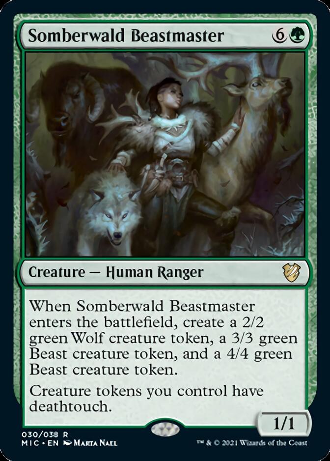 Somberwald Beastmaster [Innistrad: Midnight Hunt Commander] | Gear Gaming Fayetteville