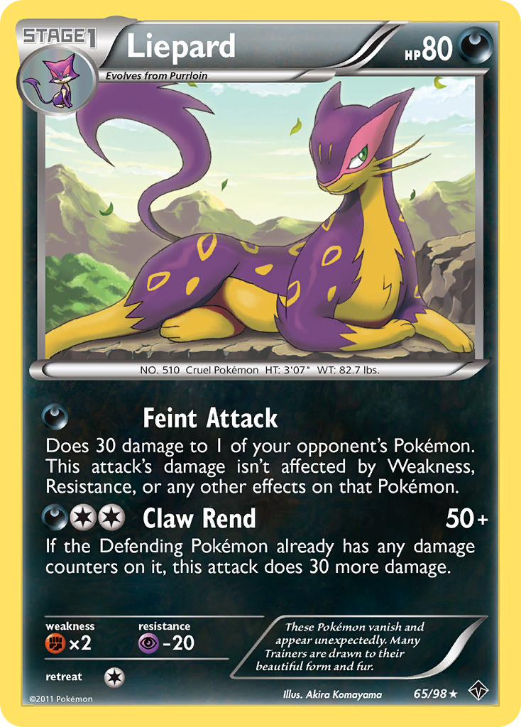 Liepard (65/98) [Black & White: Emerging Powers] | Gear Gaming Fayetteville