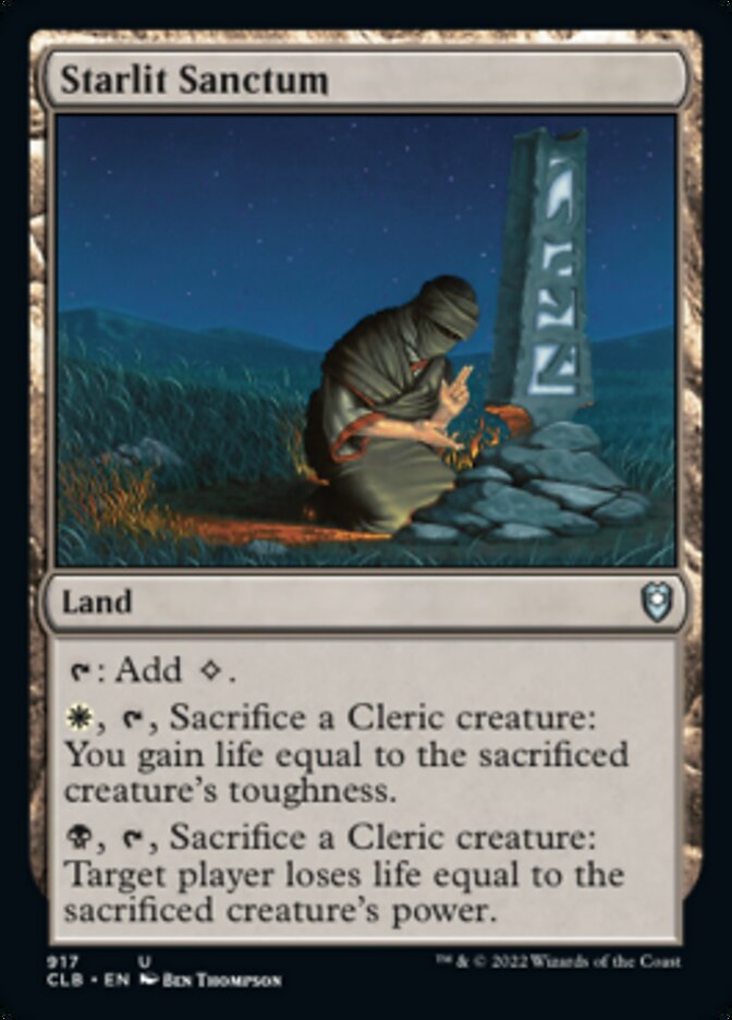Starlit Sanctum [Commander Legends: Battle for Baldur's Gate] | Gear Gaming Fayetteville