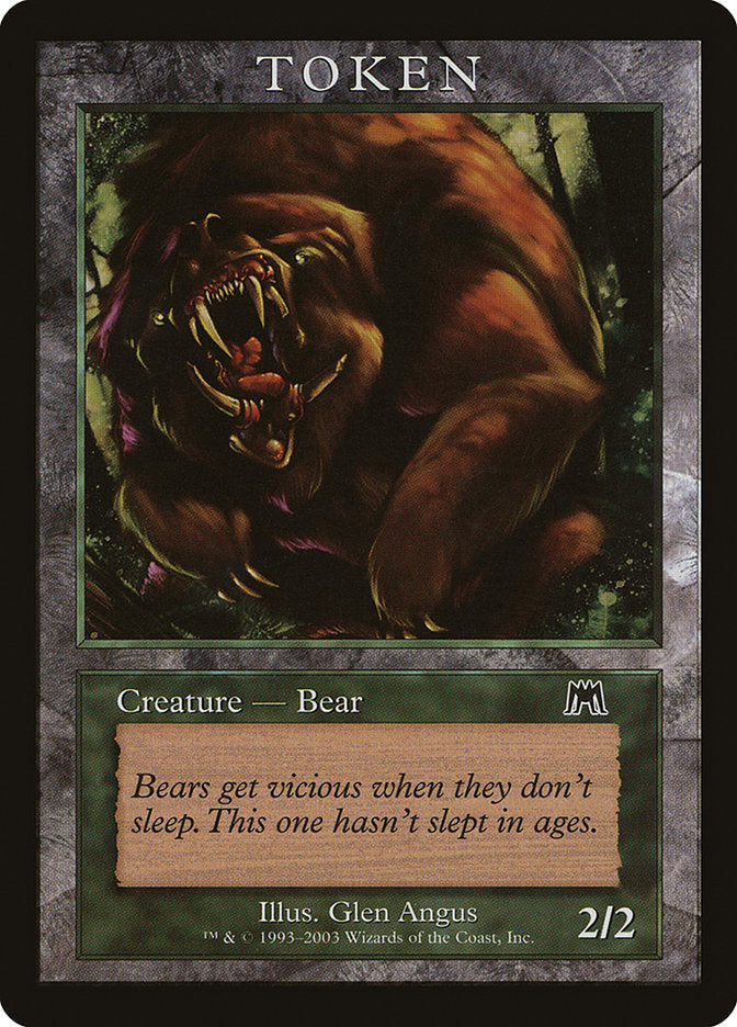 Bear Token [Magic Player Rewards 2003] | Gear Gaming Fayetteville