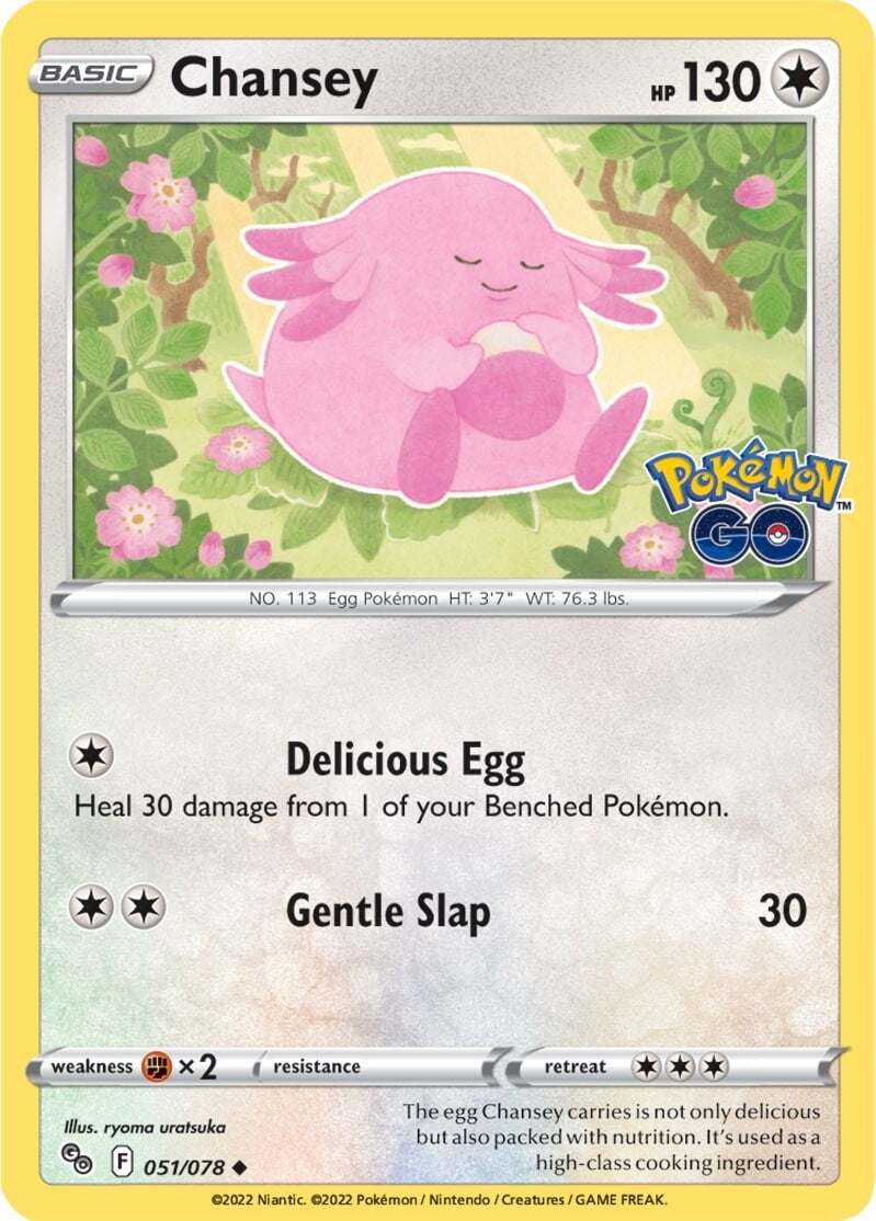 Chansey (051/078) [Pokémon GO] | Gear Gaming Fayetteville