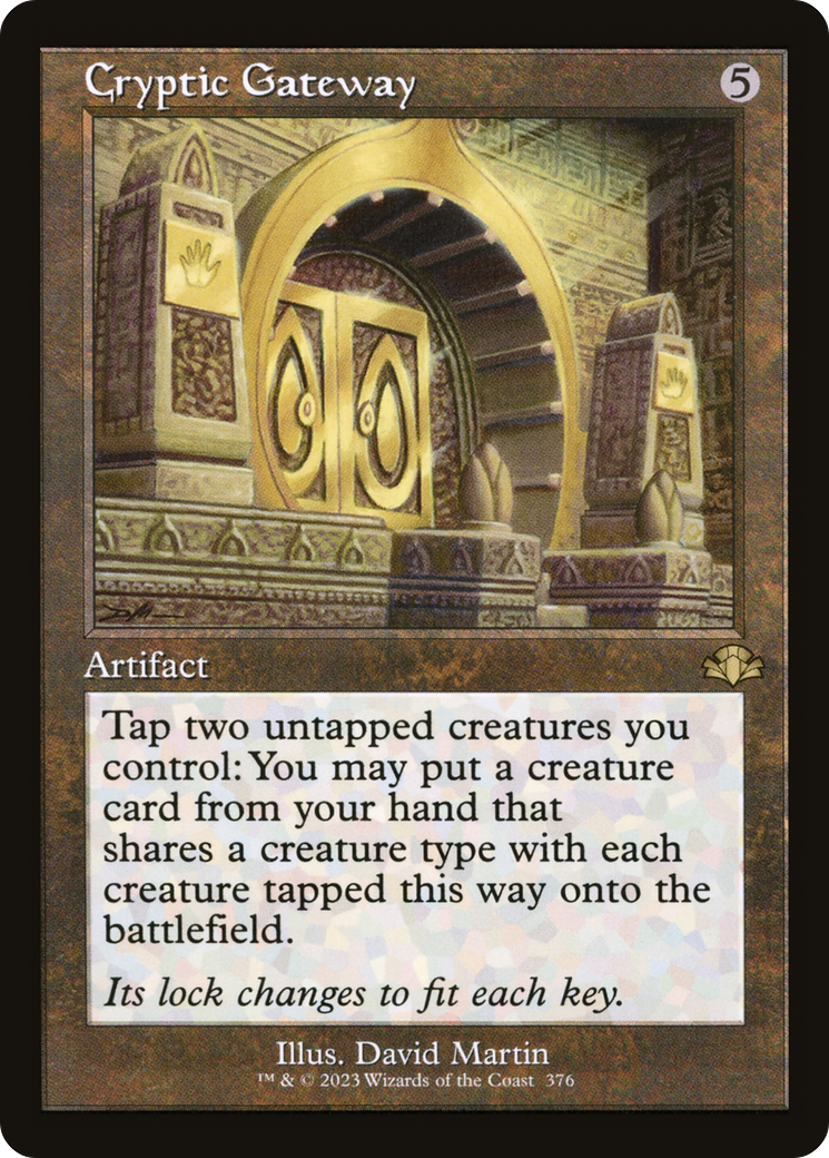 Cryptic Gateway (Retro) [Dominaria Remastered] | Gear Gaming Fayetteville