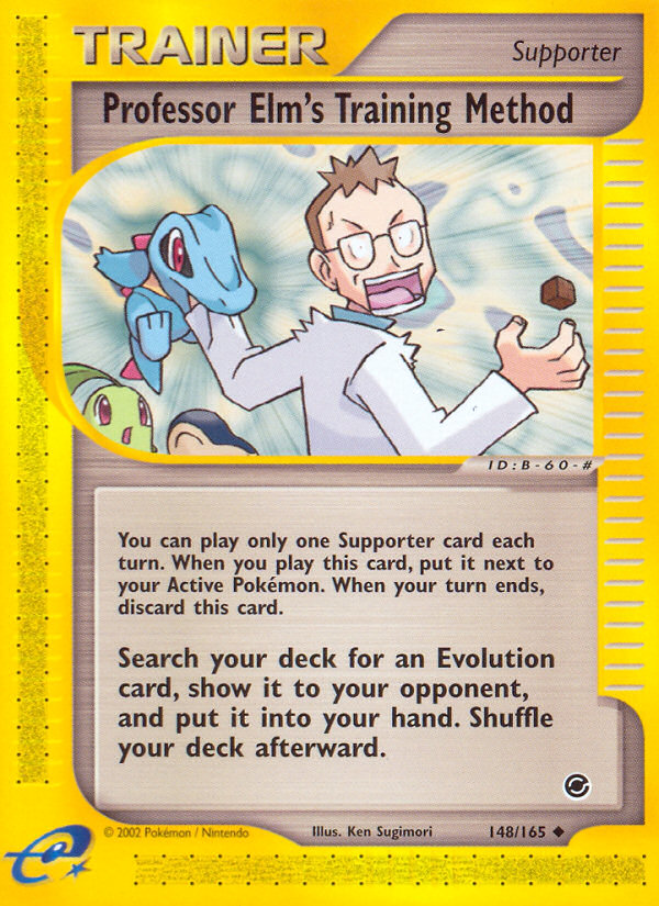 Professor Elm's Training Method (148/165) [Expedition: Base Set] | Gear Gaming Fayetteville