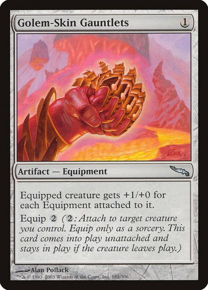 Golem-Skin Gauntlets [Mirrodin] | Gear Gaming Fayetteville