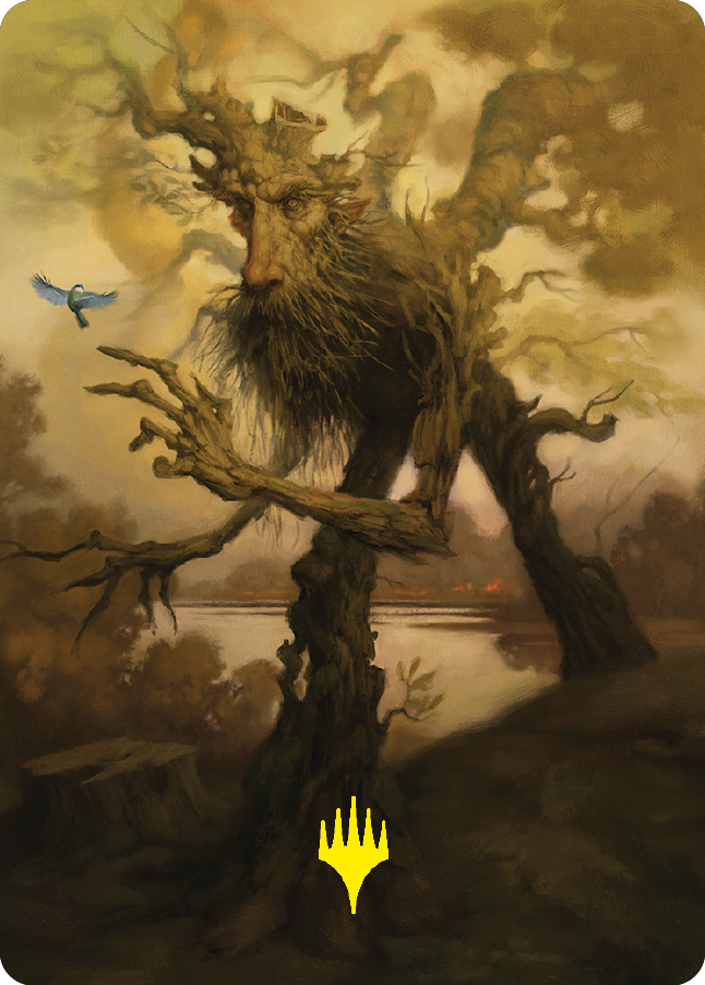 Treefolk Token Art Card (Gold-Stamped Signature) [The Lord of the Rings: Tales of Middle-earth Art Series] | Gear Gaming Fayetteville