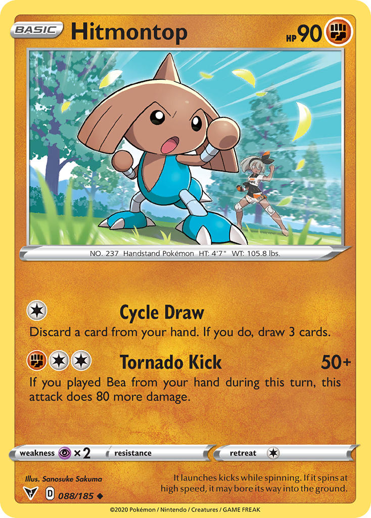 Hitmontop (088/185) [Sword & Shield: Vivid Voltage] | Gear Gaming Fayetteville