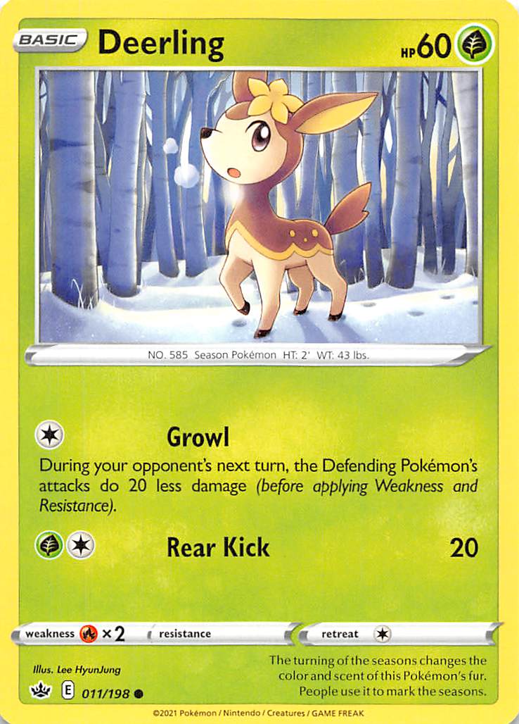 Deerling (011/198) [Sword & Shield: Chilling Reign] | Gear Gaming Fayetteville