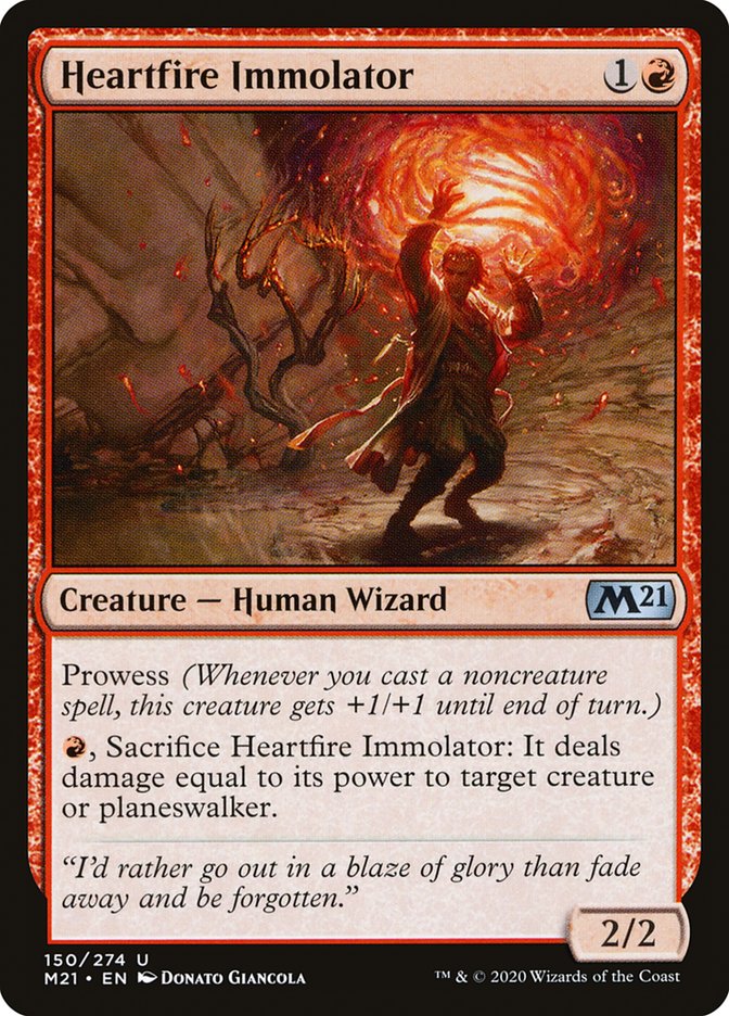 Heartfire Immolator [Core Set 2021] | Gear Gaming Fayetteville