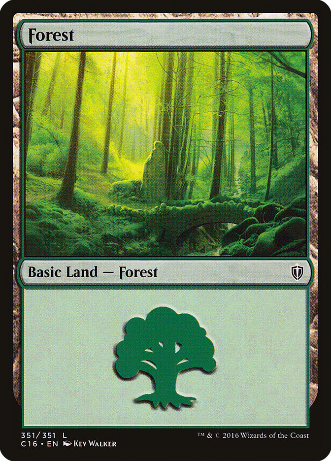 Forest (351) [Commander 2016] | Gear Gaming Fayetteville