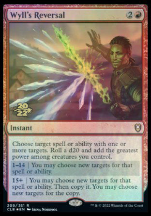 Wyll's Reversal [Commander Legends: Battle for Baldur's Gate Prerelease Promos] | Gear Gaming Fayetteville