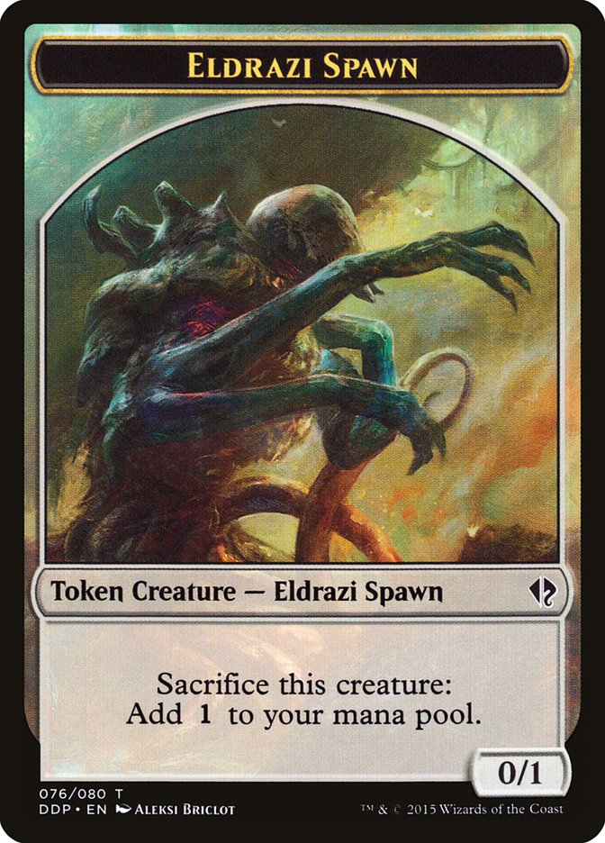 Eldrazi Spawn Token (076/080) [Duel Decks: Zendikar vs. Eldrazi] | Gear Gaming Fayetteville