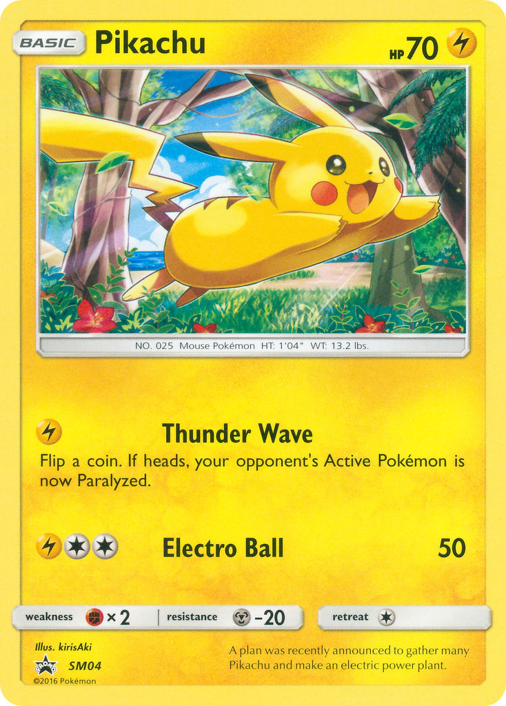 Pikachu (SM04) (Target Non Holo) [Sun & Moon: Black Star Promos] | Gear Gaming Fayetteville