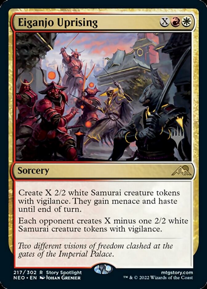 Eiganjo Uprising (Promo Pack) [Kamigawa: Neon Dynasty Promos] | Gear Gaming Fayetteville