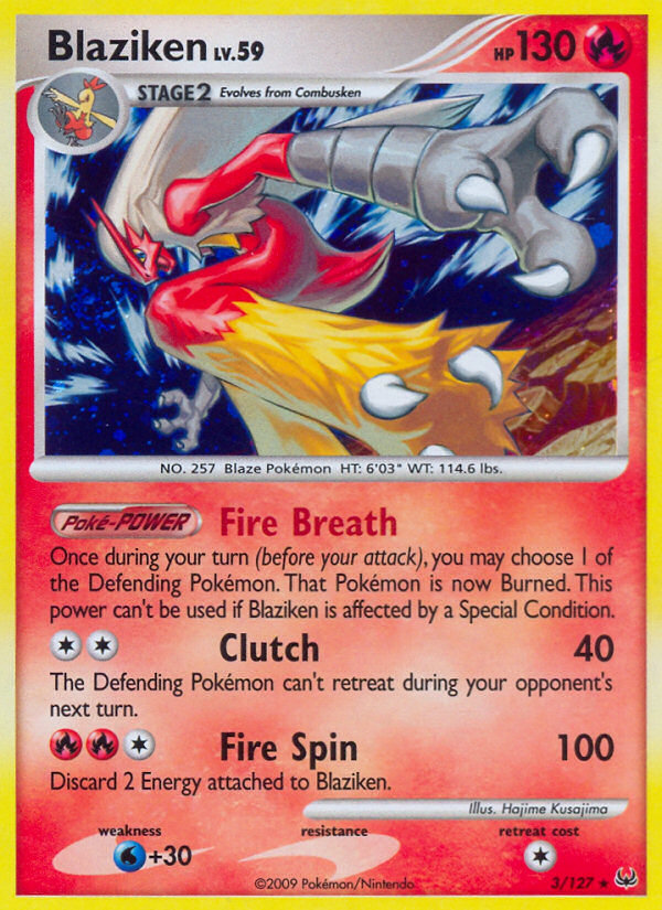 Blaziken (3/127) [Platinum: Base Set] | Gear Gaming Fayetteville