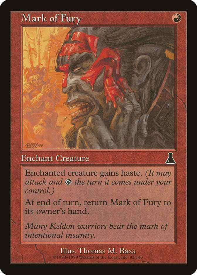 Mark of Fury [Urza's Destiny] | Gear Gaming Fayetteville