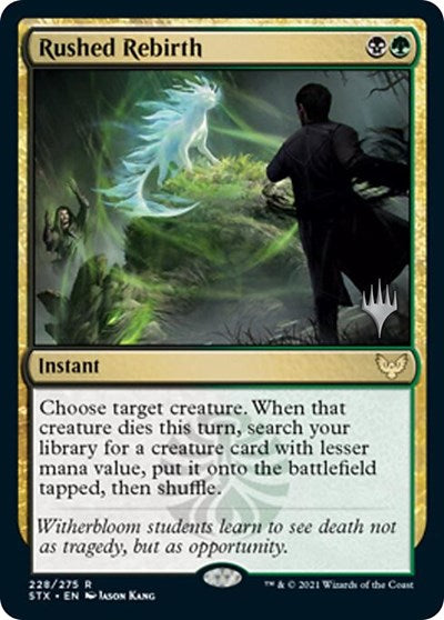 Rushed Rebirth (Promo Pack) [Strixhaven: School of Mages Promos] | Gear Gaming Fayetteville