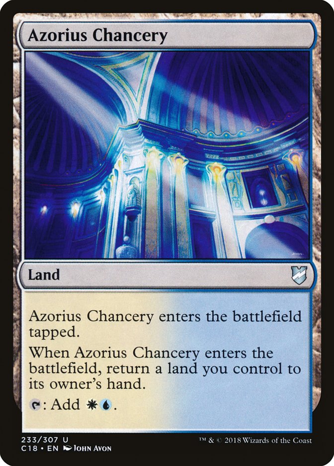 Azorius Chancery [Commander 2018] | Gear Gaming Fayetteville