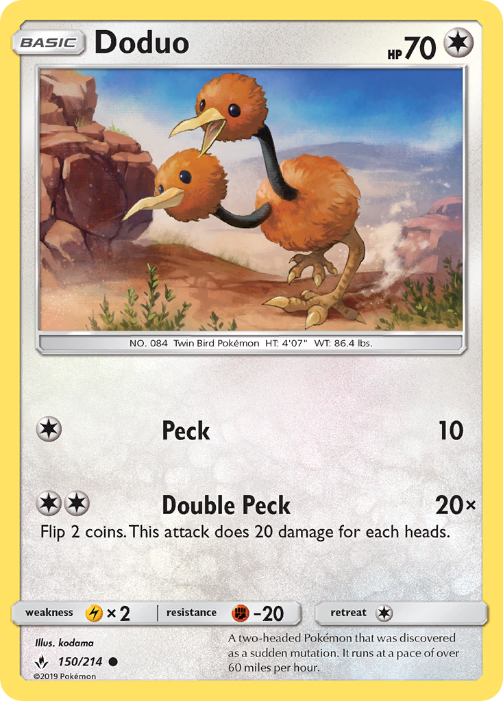 Doduo (150/214) [Sun & Moon: Unbroken Bonds] | Gear Gaming Fayetteville