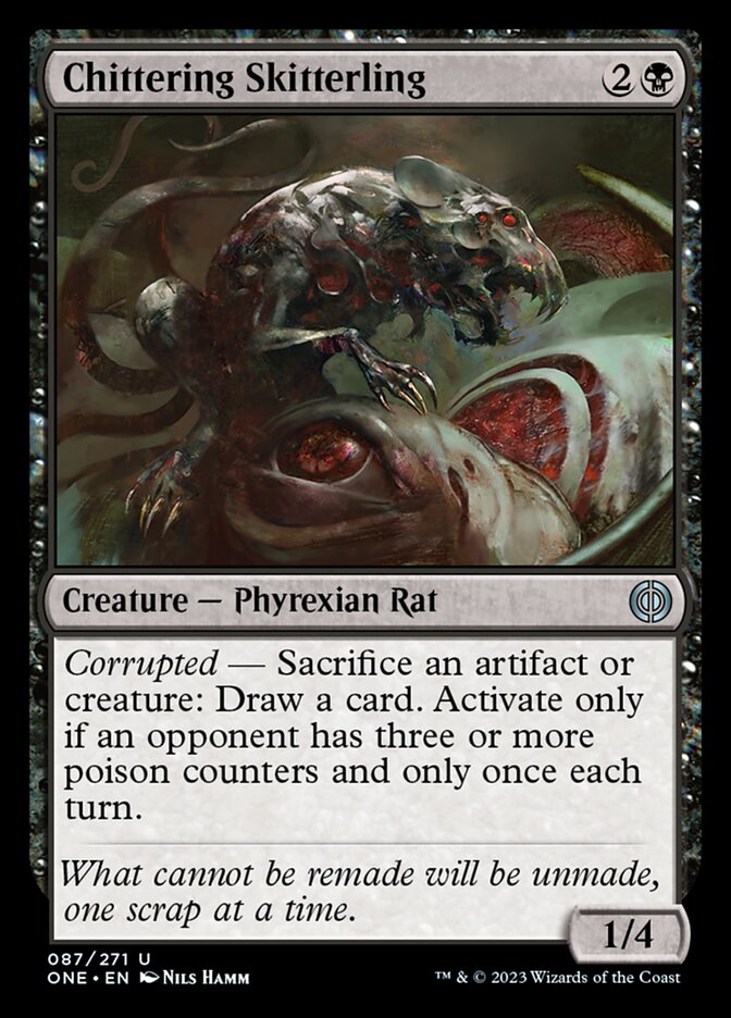 Chittering Skitterling [Phyrexia: All Will Be One] | Gear Gaming Fayetteville