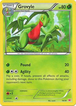 Grovyle (18/30) [XY: Trainer Kit 2 - Latias] | Gear Gaming Fayetteville