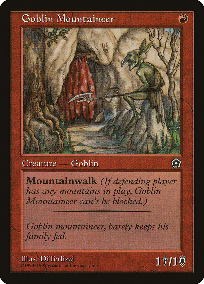 Goblin Mountaineer [Portal Second Age] | Gear Gaming Fayetteville