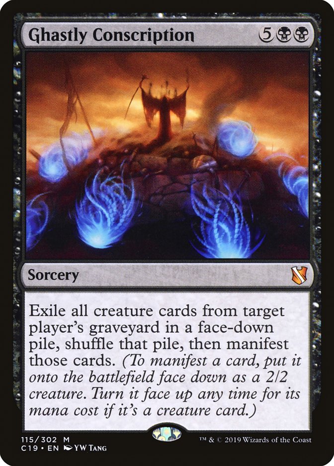 Ghastly Conscription [Commander 2019] | Gear Gaming Fayetteville