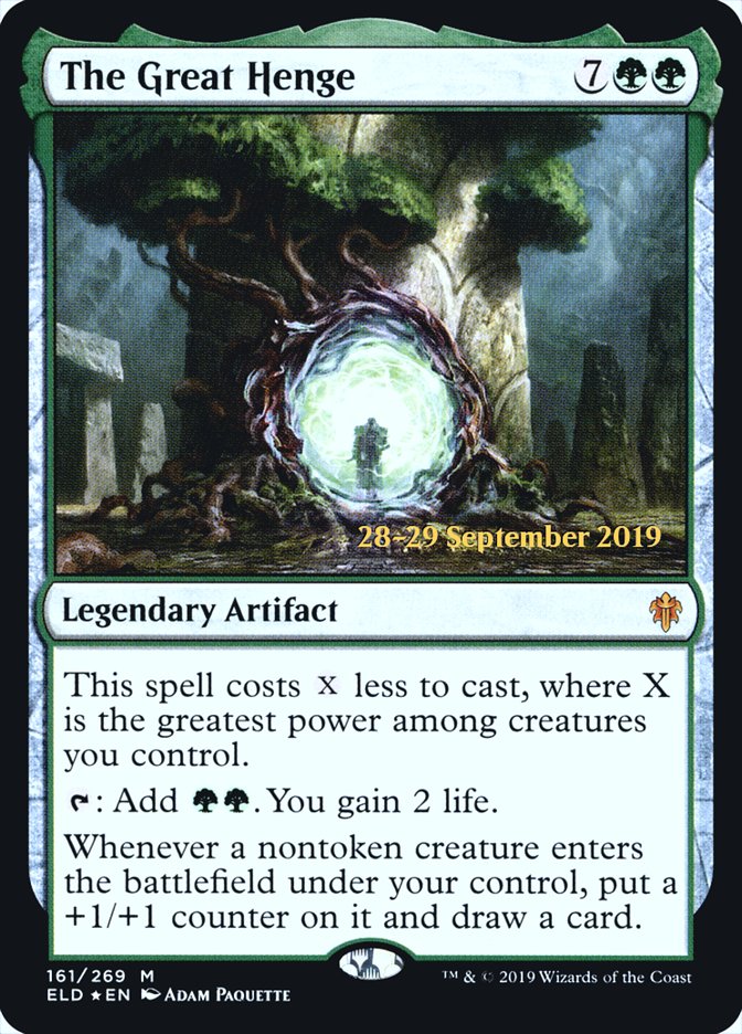 The Great Henge [Throne of Eldraine Prerelease Promos] | Gear Gaming Fayetteville