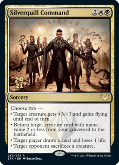 Silverquill Command [Strixhaven: School of Mages Prerelease Promos] | Gear Gaming Fayetteville