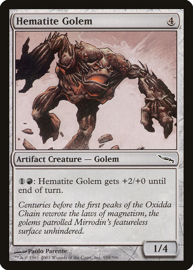 Hematite Golem [Mirrodin] | Gear Gaming Fayetteville