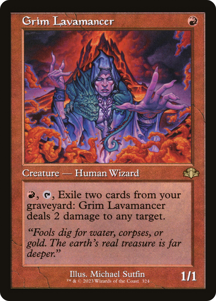 Grim Lavamancer (Retro) [Dominaria Remastered] | Gear Gaming Fayetteville