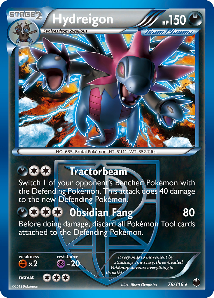 Hydreigon (78/116) [Black & White: Plasma Freeze] | Gear Gaming Fayetteville