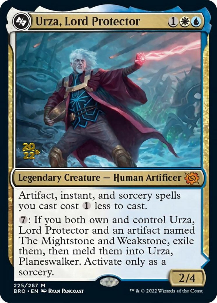 Urza, Lord Protector [The Brothers' War Prerelease Promos] | Gear Gaming Fayetteville