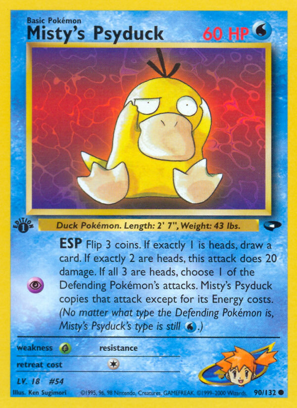 Misty's Psyduck (90/132) [Gym Challenge 1st Edition] | Gear Gaming Fayetteville