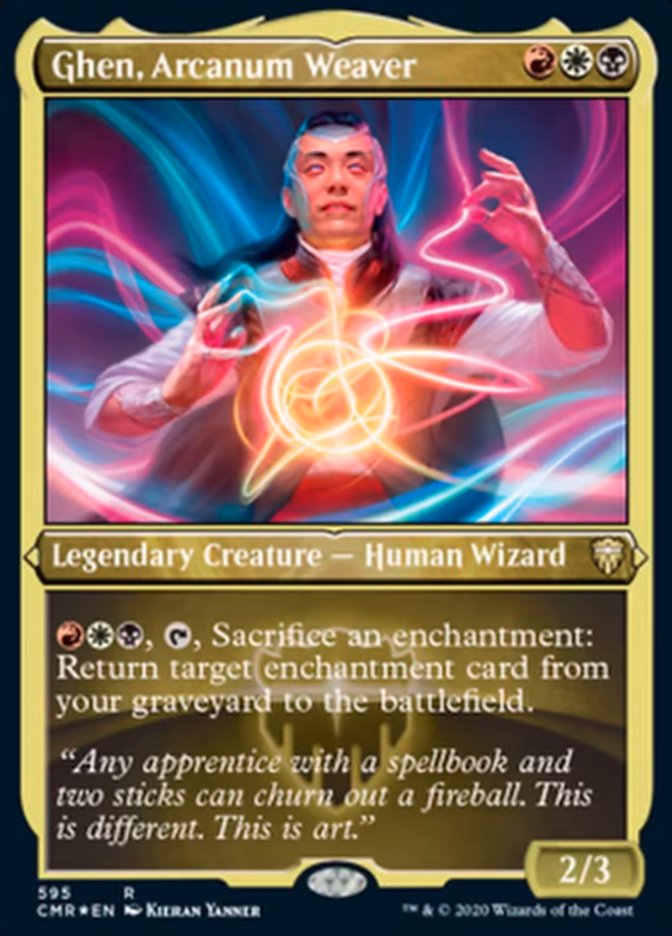 Ghen, Arcanum Weaver (Etched) [Commander Legends] | Gear Gaming Fayetteville