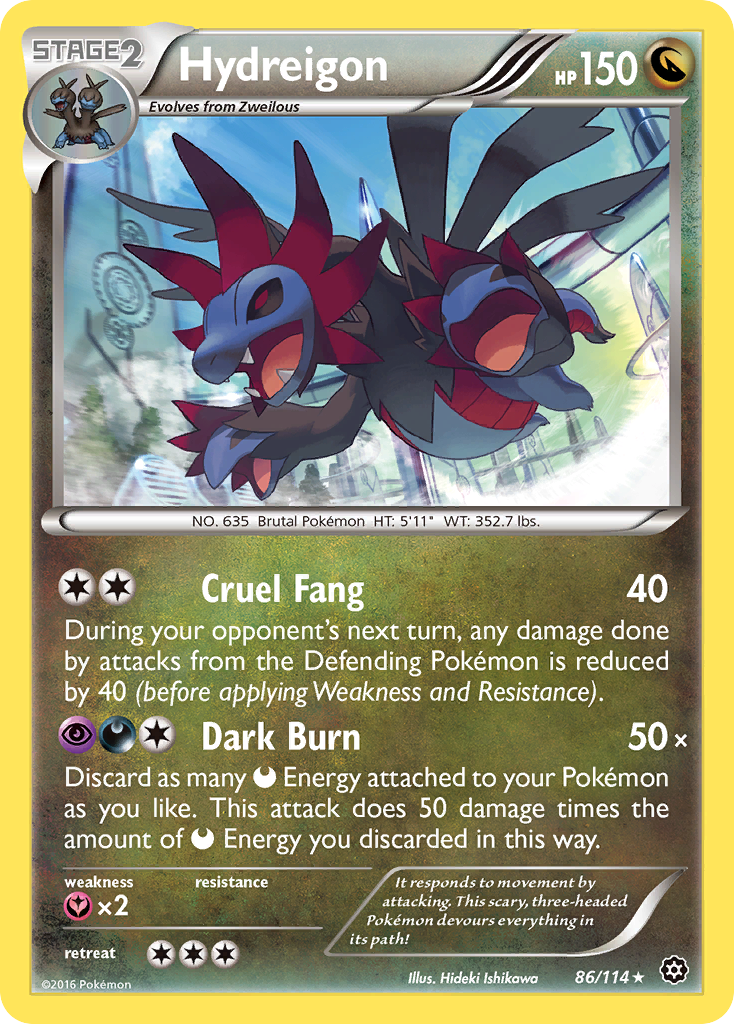 Hydreigon (86/114) [XY: Steam Siege] | Gear Gaming Fayetteville