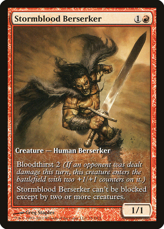 Stormblood Berserker (Extended Art) [Magic 2012 Promos] | Gear Gaming Fayetteville