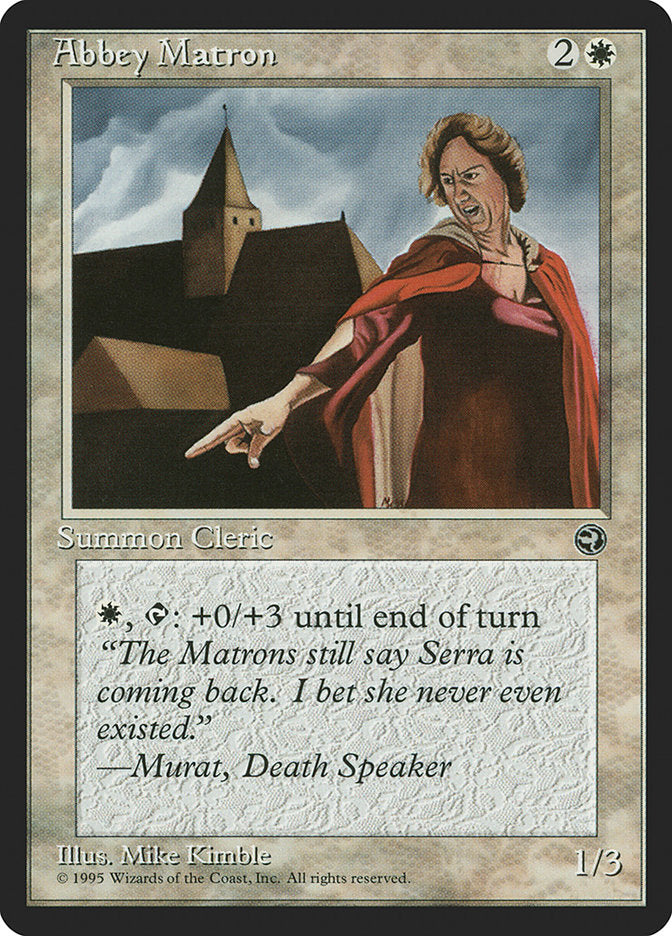 Abbey Matron (Murat Flavor Text) [Homelands] | Gear Gaming Fayetteville