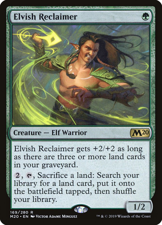 Elvish Reclaimer [Core Set 2020] | Gear Gaming Fayetteville