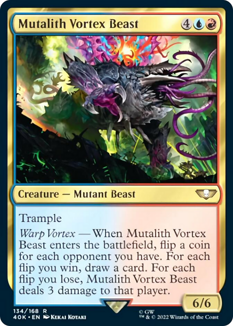 Mutalith Vortex Beast (Surge Foil) [Warhammer 40,000] | Gear Gaming Fayetteville