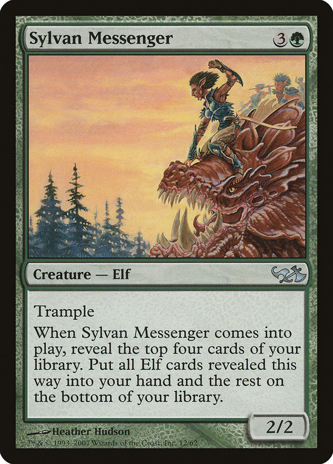 Sylvan Messenger [Duel Decks: Elves vs. Goblins] | Gear Gaming Fayetteville