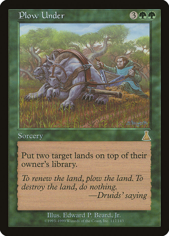 Plow Under [Urza's Destiny] | Gear Gaming Fayetteville
