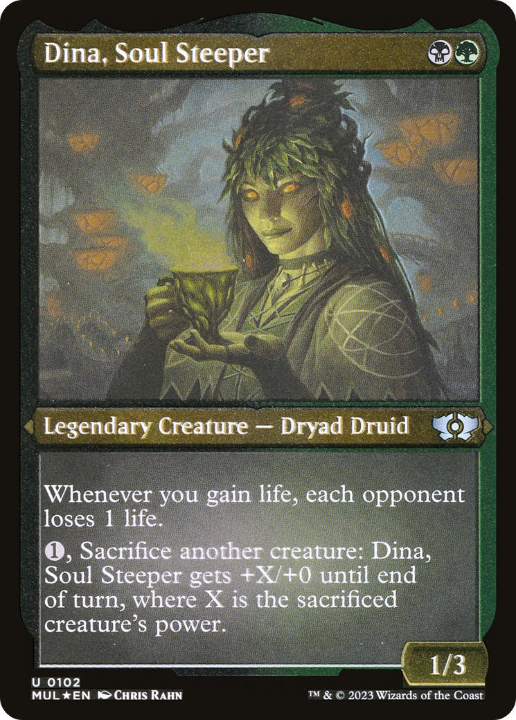 Dina, Soul Steeper (Foil Etched) [Multiverse Legends] | Gear Gaming Fayetteville