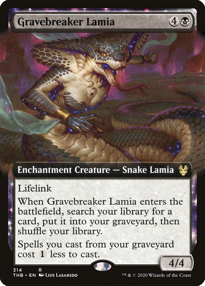 Gravebreaker Lamia (Extended Art) [Theros Beyond Death] | Gear Gaming Fayetteville