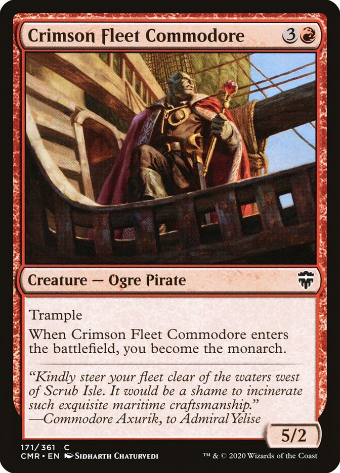 Crimson Fleet Commodore [Commander Legends] | Gear Gaming Fayetteville