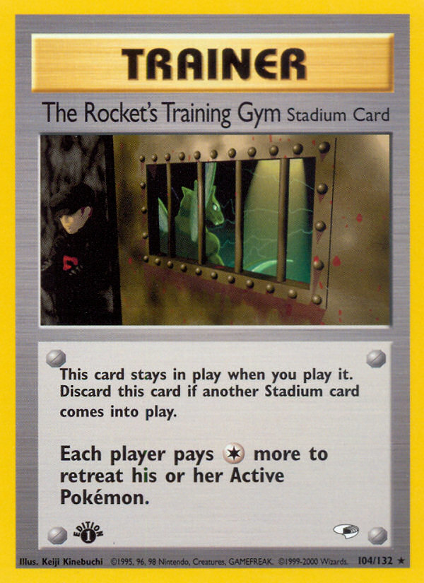 The Rocket's Training Gym (104/132) [Gym Heroes 1st Edition] | Gear Gaming Fayetteville