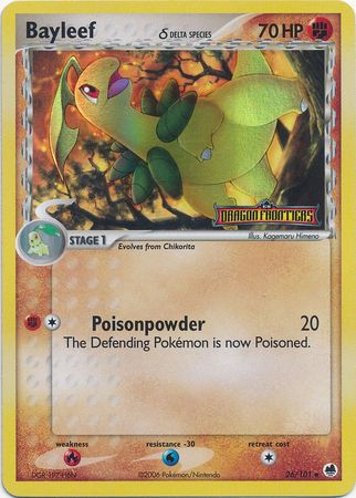 Bayleef (26/101) (Delta Species) (Stamped) [EX: Dragon Frontiers] | Gear Gaming Fayetteville