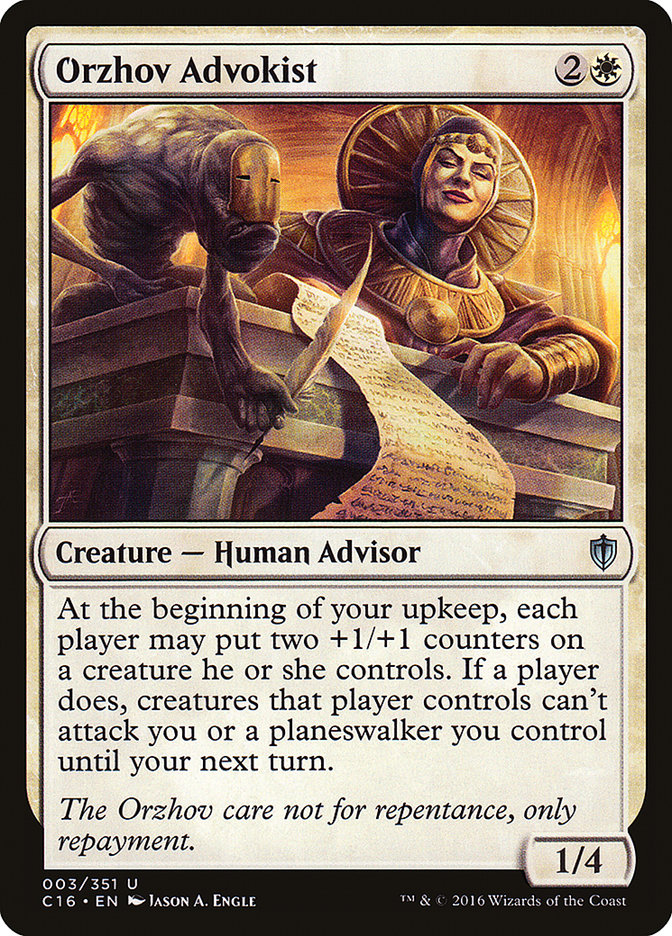 Orzhov Advokist [Commander 2016] | Gear Gaming Fayetteville